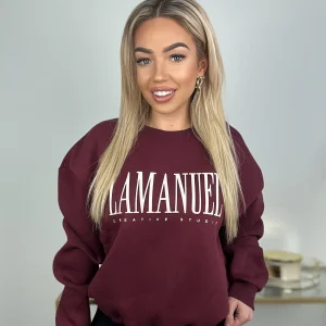 Sweatshirt La Manuel - Bordeaux